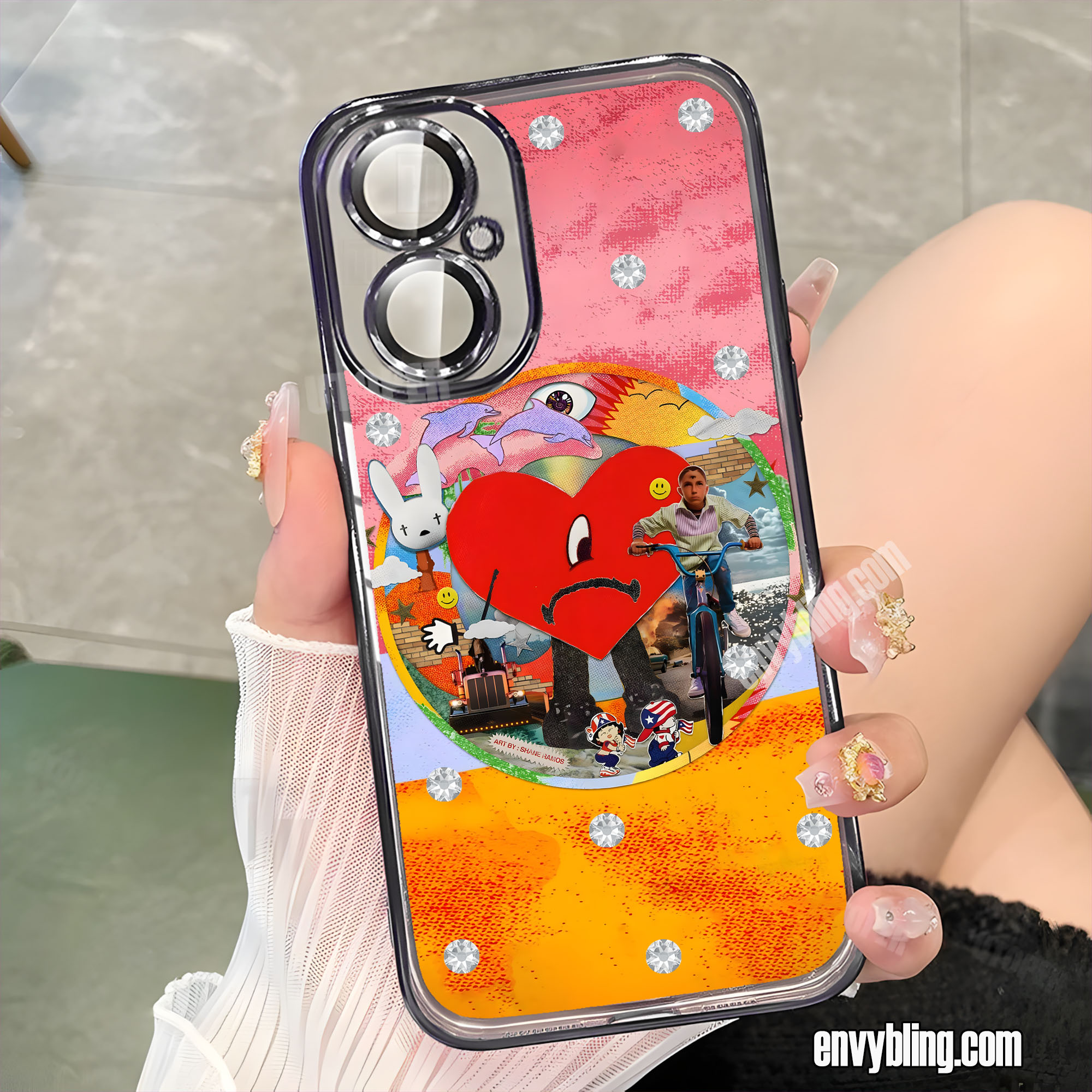 bad-bunny-verano-case-rhinestone