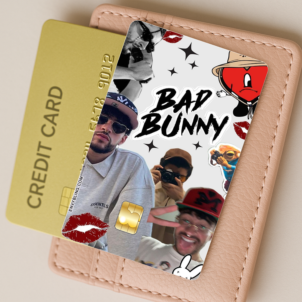 Bad Bunny Collage-wallet-pink-mock