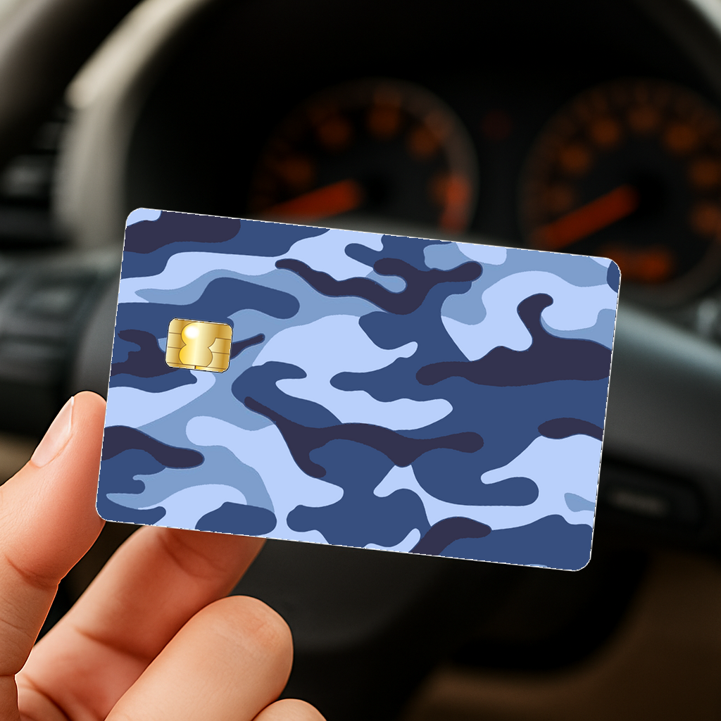 Camo - Blue Blue-car-mock