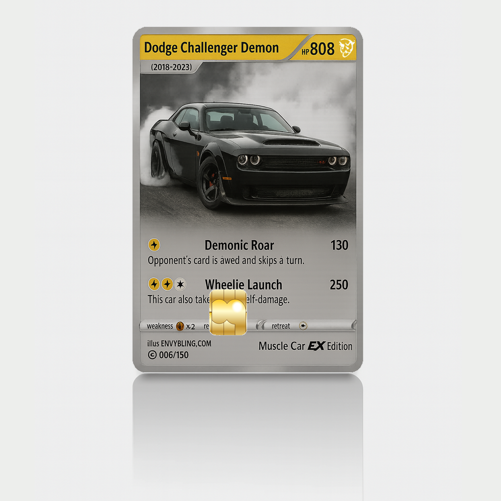 Cars - Poke - Dodge Demon Black-reflect-mock