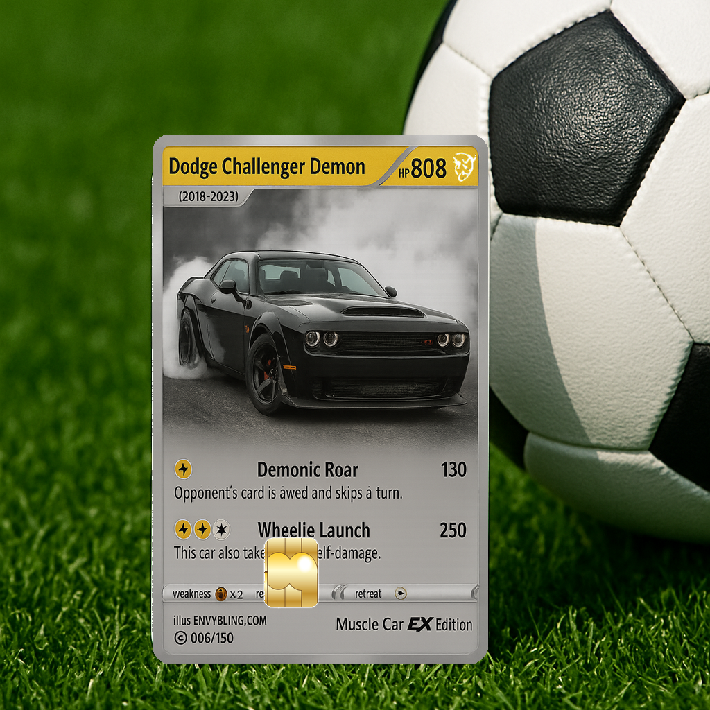 Cars - Poke - Dodge Demon Black-soccer-mock