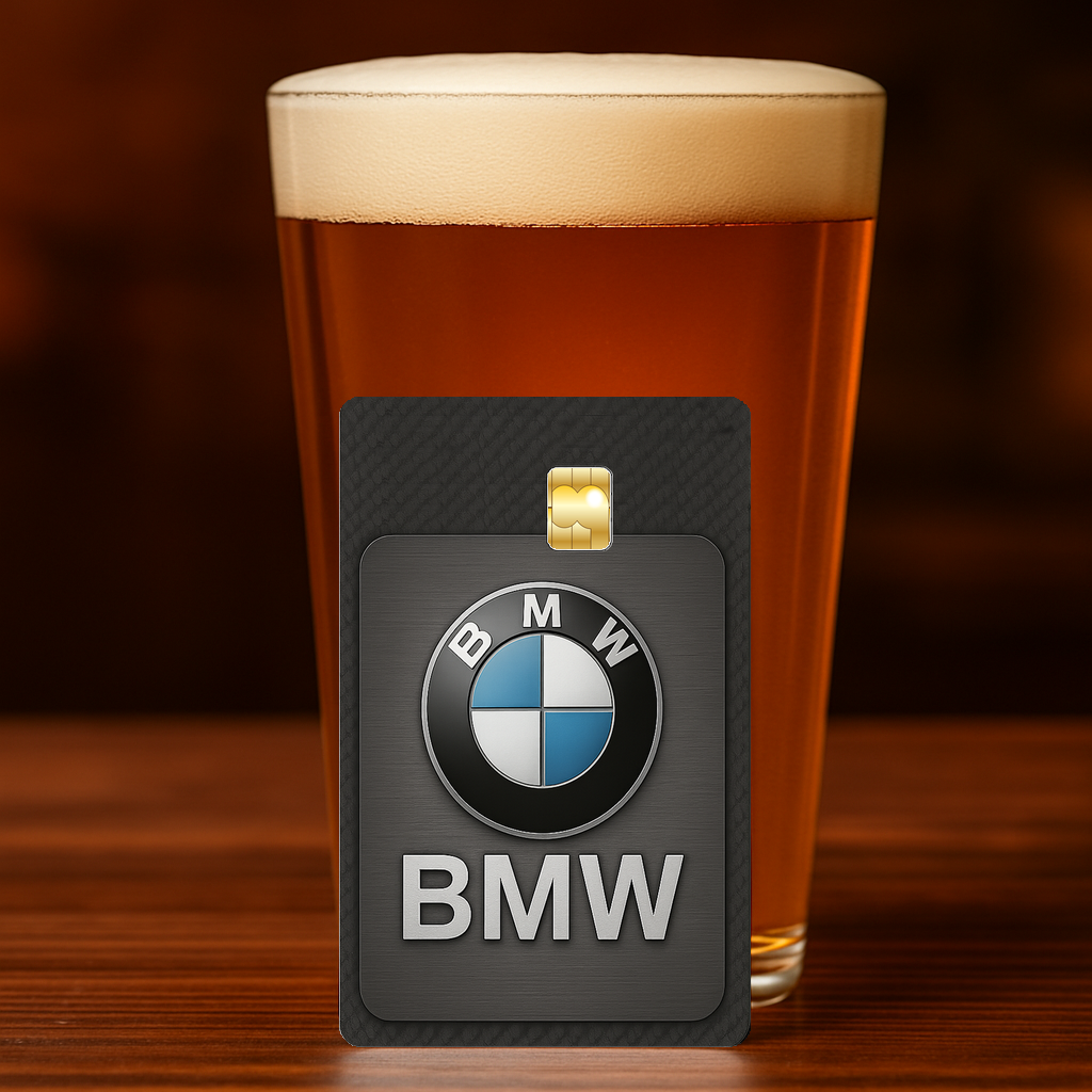 Emblem - BMW-beer-mock-mock