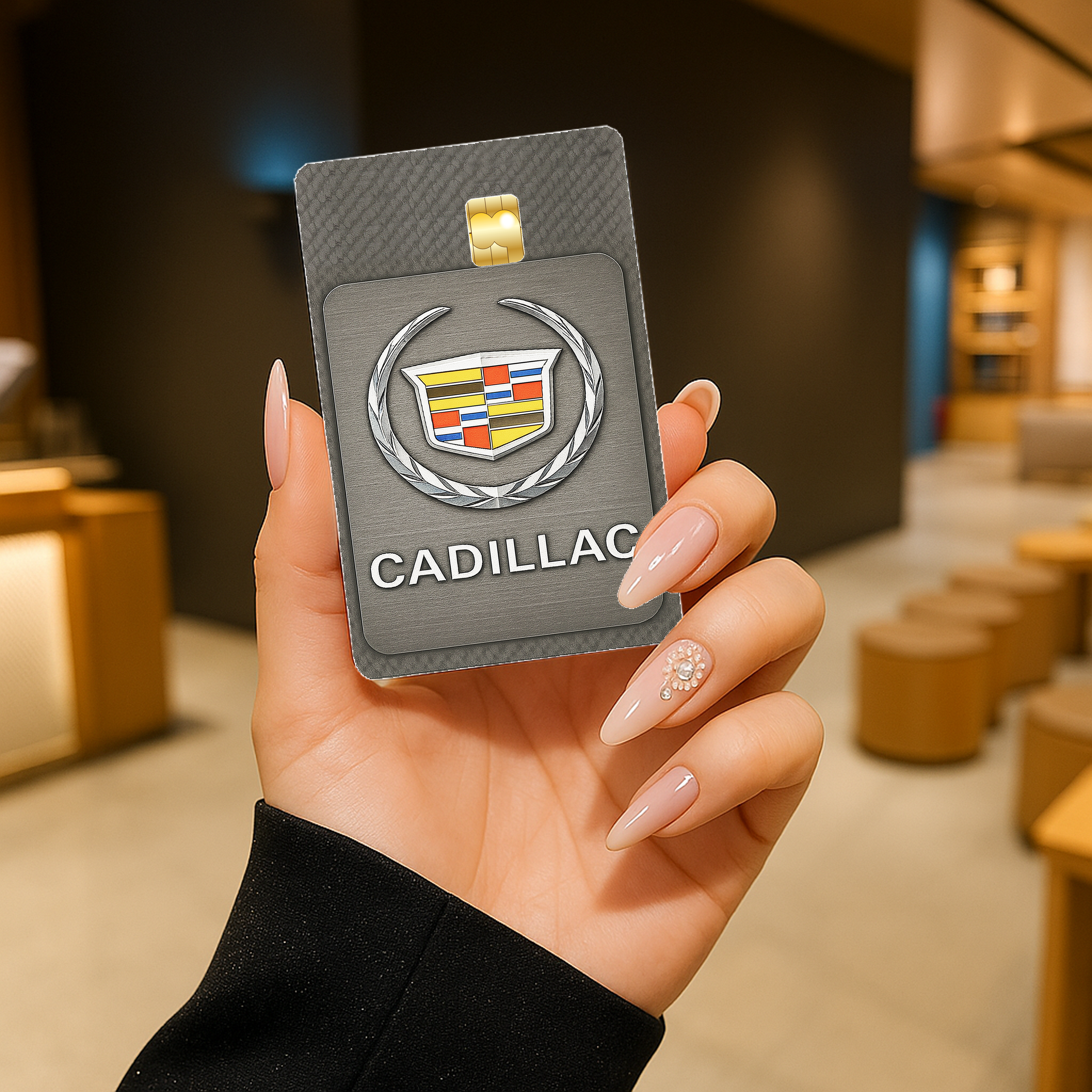 Emblem - Cadillac-hand-mock-mock