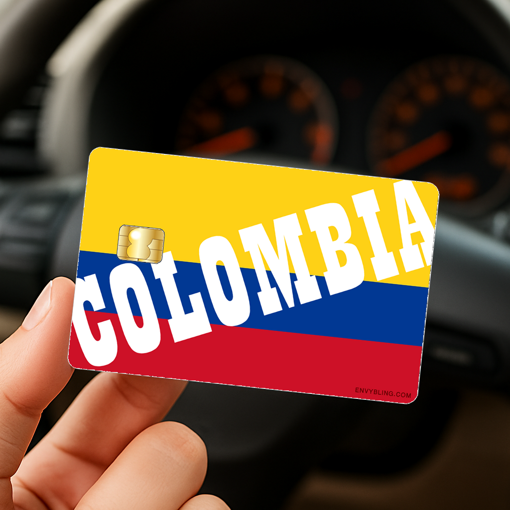 Flag - Colombia-car-mock