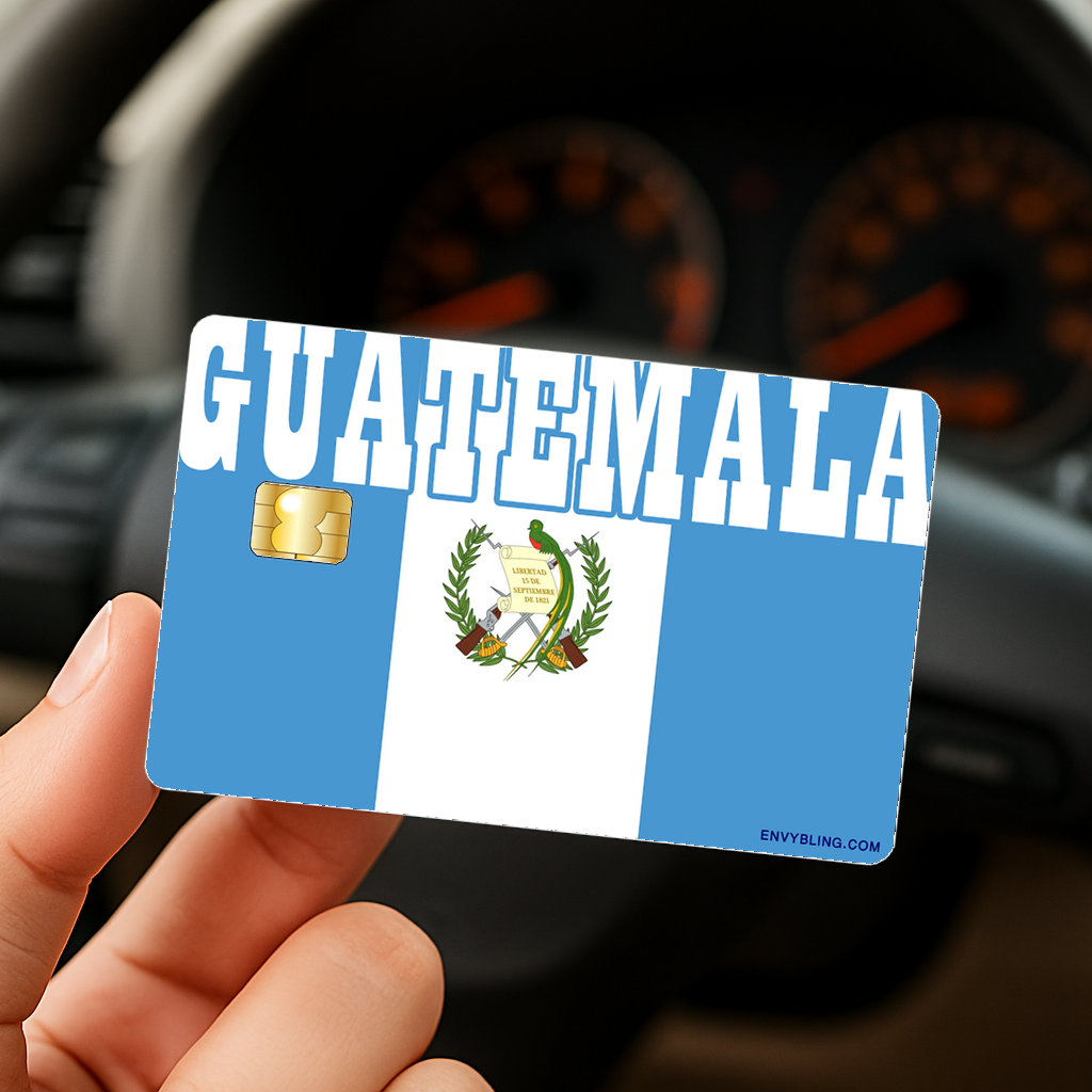 Flag - Guatemala-car-mock
