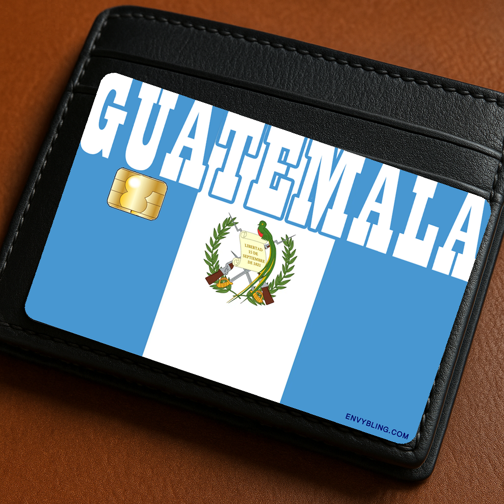Flag - Guatemala-wallet-black-mock