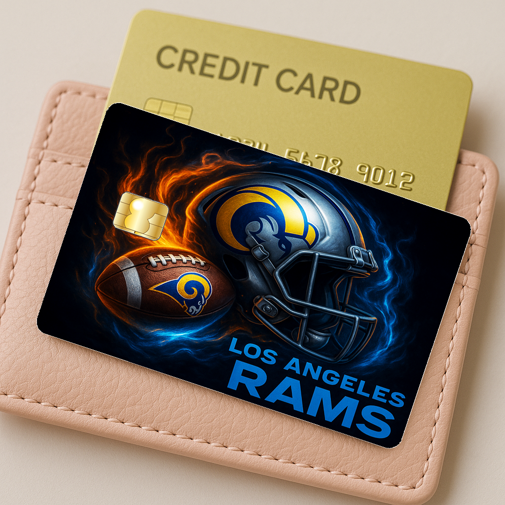 Football Rams-wallet-pink-mock
