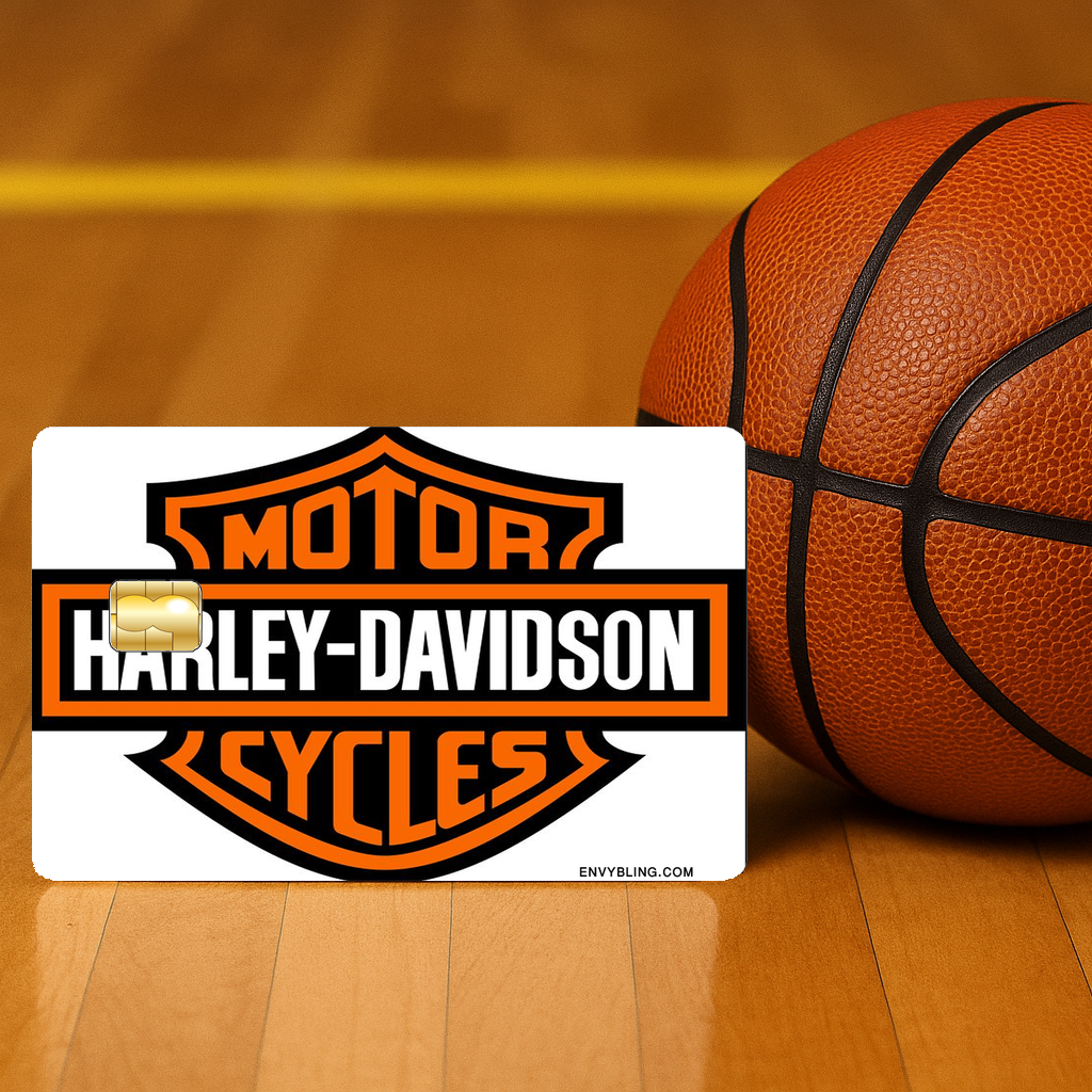 Harley Davidson Logo White-basketball-mock