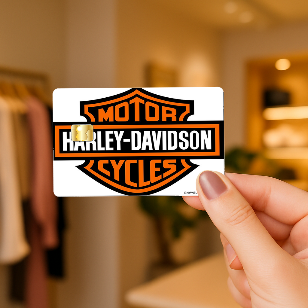 Harley Davidson Logo White-store-mock