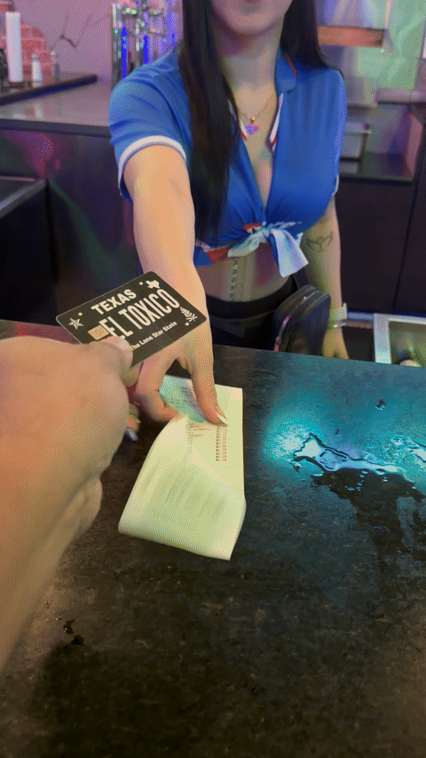 Paying with the card skin GIF